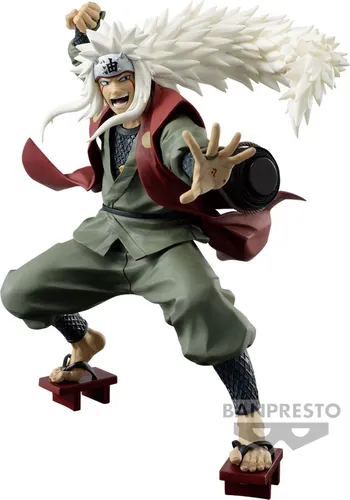 Banpresto Jiraiya Naruto-Statue 15 cm - Model Statuen, ideales Geschenk und perfekte Party-Dekoration für Kinder mit herausragendem Design von Banpresto.