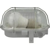 Produktbild e2 elektro LED-Ovalleuchte mit Drahtkorb Grau 17,5 cm 12,5 cm x 11 cm