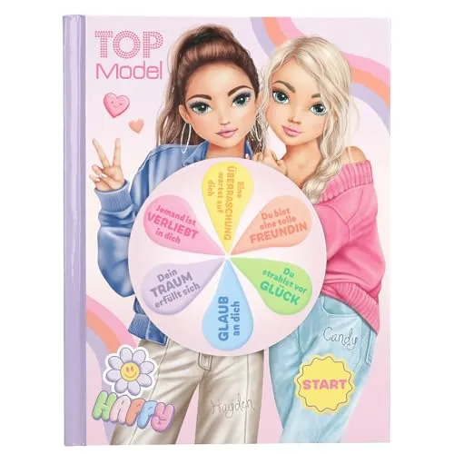 Depesche 13352 TOPModel - Stimmungs-Malbuch mit Licht und Sound, Kreativbuch mit 96 vorgedruckten Seiten zum Gestalten und Zeichnen
