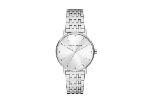 ARMANI EXCHANGE Herrenuhr AX5578 - Elegante Armbanduhr in Silber - Armbanduhren für Herren, stilvolle und elegante Quarz-Armbanduhr mit 50 m Wasserdichtigkeit und 12-Stunden-Zifferblatt, perfekt für jeden Anlass.