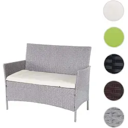 Poly-Rattan Gartenbank Halden