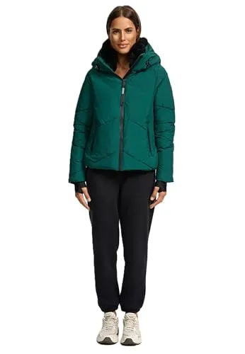 MARIKOO Damen Winterjacke N007 in grün von Marikoo