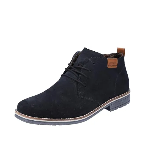 Rieker Herren Kurzstiefel 33206 - Stilvolle Wanderschuhe - Wanderschuhe mit eleganten braunen Designelementen, die Komfort und Stil für Ihre Outdoor-Abenteuer vereinen.