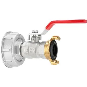 GEKA IBC-Adapter 30.0045.8, aus Messing, für S60x6 Gewinde, mit 3/4 Zoll Schnellkupplung