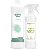 BactoDes Clean Allround Mild Probiotischer Allzweckreiniger und Geruchsentferner mit Sensitiven Duft in 1L Flasche mit Misch- und Sprühflasche