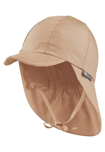 Sterntaler® Schirmmütze UV-Schutz 50+ Schirmmütze mit Nackenschutz uni (1-St) Kinderhut aus UV-Popeline mit Bindeband und UV-Schutz 50+