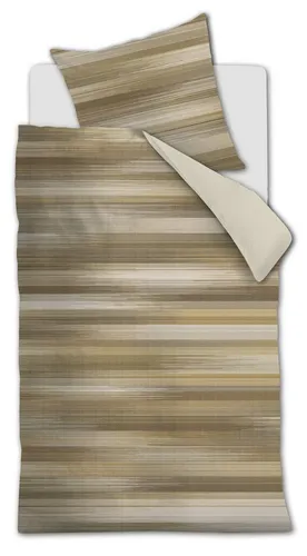 Beddinghouse Bettwäsche Set Elie, 2-teilig, 135x200 - Bettwäsche Set Elie in Natur aus 100% Baumwolle. Erleben Sie luxuriöse Weichheit und hohen Schlafkomfort mit einer Fadenzahl von 220 TC. Ideal für erholsame Nächte in stilvollem Ambiente.