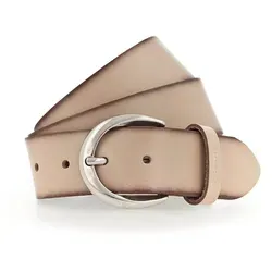 Tamaris Ledergürtel mit Logoschriftzug - Gürtel aus 100% Rindsleder im Basic-Style, ideal für modische Casual-Outfits. Mit auffälligem Logoschriftzug auf der Gürtelschlaufe und einer Breite von 4 cm.