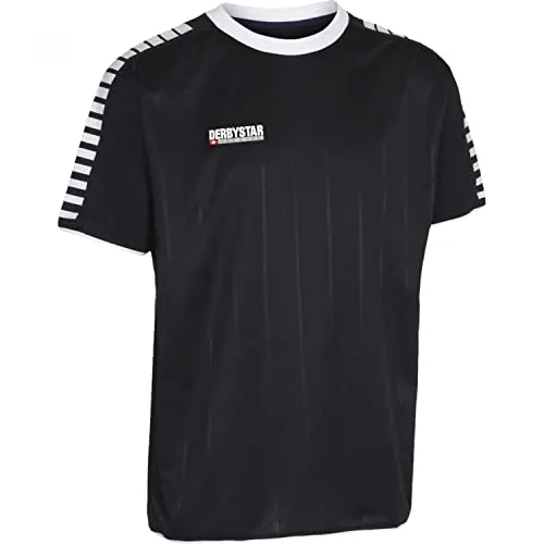 Derbystar Hyper Unisex Trikot, schwarz Weiss, XL