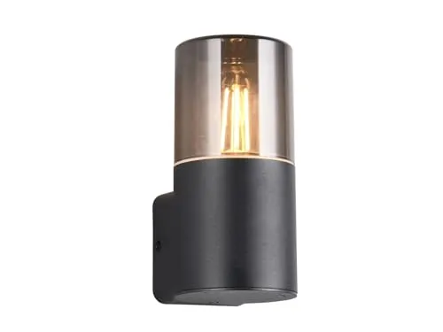 LED Außenwandleuchte Schwarz Matt - Dekorative Fassadenlampe für Terrasse und Carport - Wetterfeste Außenwandleuchte in elegantem Schwarz matt. Ideal für Terrasse, Balkon oder Hauseingang. Bringt effektvolle Lichtintensität und sorgt für eine stilvolle Akzentbeleuchtung.