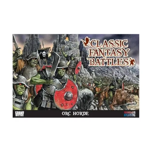 Produktbild Wargames Atlantic, Klassische Fantasy-Schlachten, Ork-Horde, Miniaturen, 15 mm