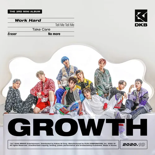 Produktbild DKB Growth incl. 64pg Booklet, Postcard, Photocard + Sticker (CD) (US IMPORT)