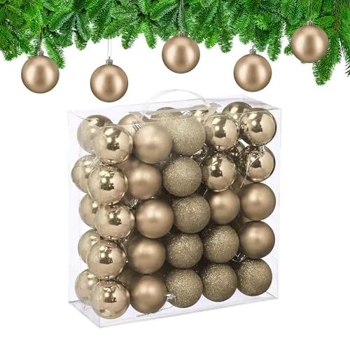 Weihnachtsbaumschmuck Beige von Relaxdays