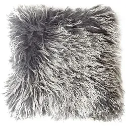 Kissenbezüge Silber von Reissner Lammfelle