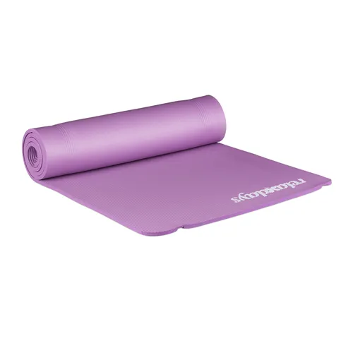 Yogamatte Fitnessunterlage Flexible Trainingsmatte rutschfest leicht farbig