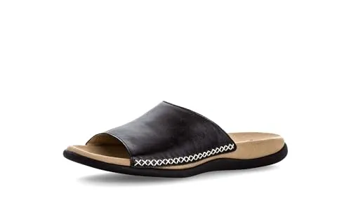 Gabor Cervo Pantoletten Damen Schwarz, 39 EU in schwarz von Gabor