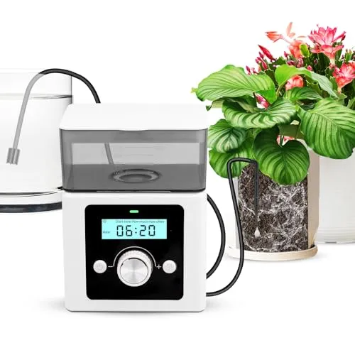 GedFong Automatisches Bewässerungssystem, Automatische Bewässerung für Zimmerpflanzen,DIY Automatisch Bewässerungssystem für Pflanzen im Innenbereich, ideal als Urlaubsbewässerungssystem