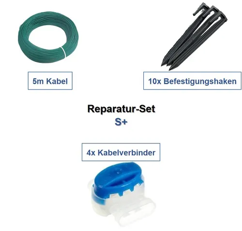 Reparatur-Set S+ Gardena smart Sileno Sileno+ Kabel Haken Verbinder Reparatur