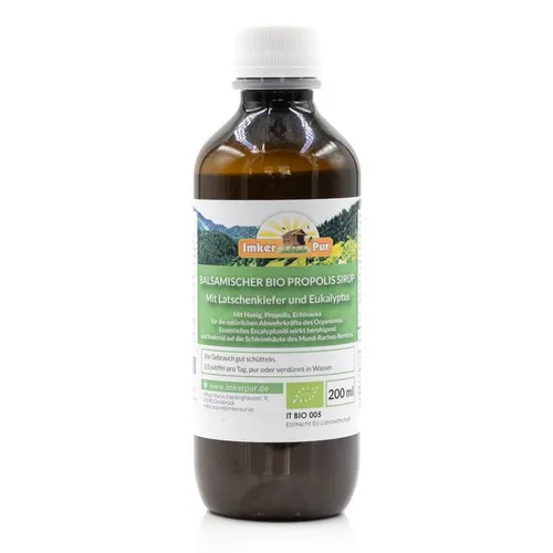 ImkerPur. Balsamischer Bio Propolis Sirup