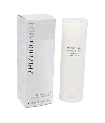 Shiseido Men Cleansing Foam Gesichtsreinigung Schaum 125ml - Effektiver Gesichtsreinigungsschaum für Männer, entfernt sanft Unreinheiten und pflegt die Haut. Ideal für die tägliche Anwendung und sorgt für ein frisches Hautgefühl.