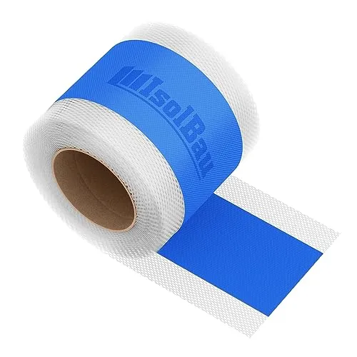Isolbau Dichtband P2 Blau - 10 m Abdichtband Wasserdichtes Dichtungsband für Sanitär, Dusche, Bad, Fliesen, Balkon und Terrasse, Abdichtung für Innen- & Außenbereich - 120 mm