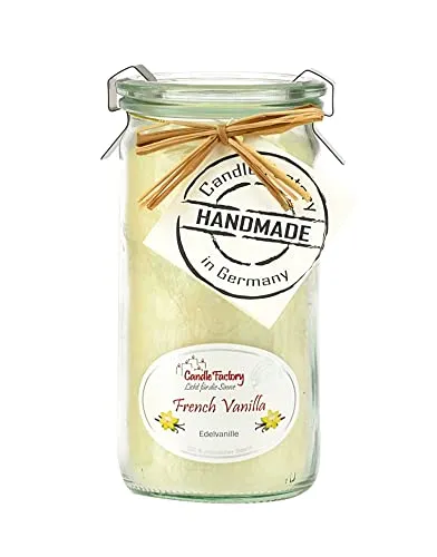 Candle Factory Duftkerze, 15 x 7 x 15 cm, french vanilla