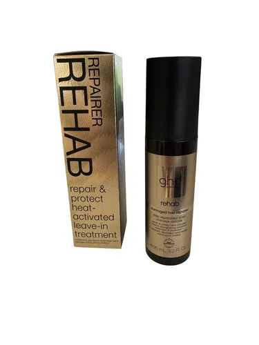 ghd rehab damaged hair repairer 95 ml - Frisierprodukte für strapaziertes Haar, nährendes Spray mit UV-Filter für schnellen Halt und Schutz – ideal für geschädigtes Haar.