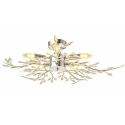 Elegante Deckenlampe mit Blattdesign für Esszimmer und Flur von Globo