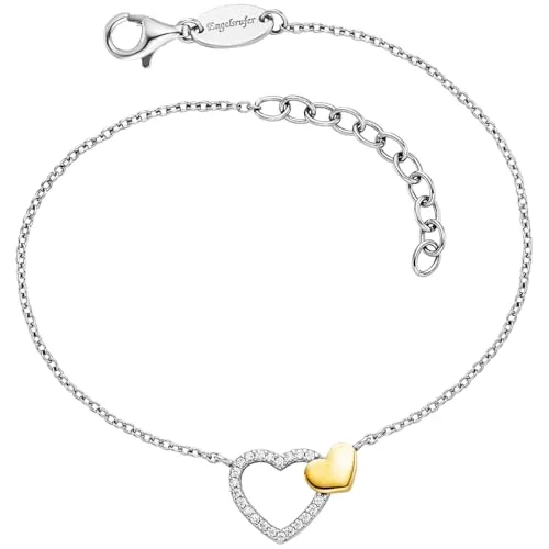 Engelsrufer Armband SS25 ERB-HEARTBEAT-ZI-BIG 925er Silber - Armschmuck aus hochwertigem 925er Silber, mit einzigartigem Herzschlag-Design, das für emotionale Verbundenheit steht.