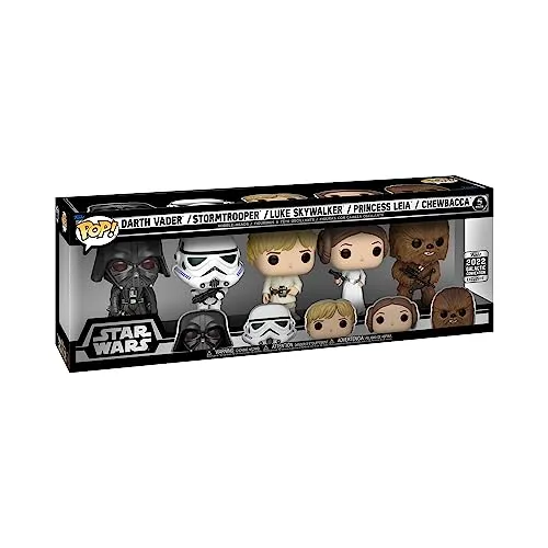 Funko Pop! Vinyl: Star Wars - Darth Vader 5 Pack - Exklusives Sammelset - Chibi Figuren für Sammler und Fans, aus hochwertigem Vinyl, ideal als Geschenk für Star Wars Liebhaber und perfekt zum Ergänzen Ihrer Sammlung.
