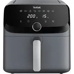 Tefal EY855B Easy Fry Mega Pepper Heißluft-Fritteuse - Heißluftfritteuse mit extragroßem Fassungsvermögen, perfekt für Familienmahlzeiten und Gäste. 8 voreingestellte Programme und spülmaschinenfester Garkorb für einfaches Kochen und Reinigen.
