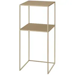 blomus FERA Blumenständer Podest - Blumenhocker - Blumenständer aus pulverbeschichtetem Stahl, ideal zur Präsentation von Pflanzen und Dekoration. Zeitloses Design und praktische Ablagefläche für den Innenbereich.