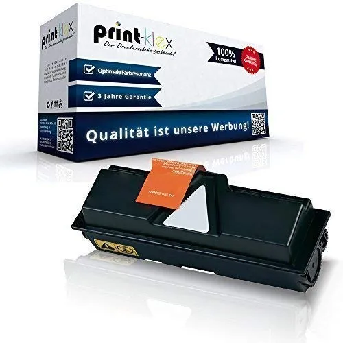 Print-Klex Tonerkartusche kompatibel für Kyocera TK1130-3.000 Seiten kompatibel für Kyocera FS1130 FS1030 Ecosys M2030 Ecosys M2530dn Schwarz Black TK 1130 - Office Plus Serie