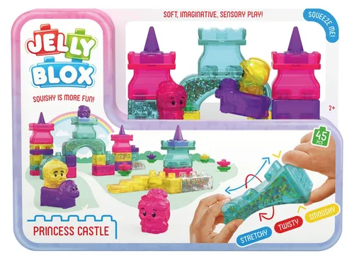 Goliath Jelly Blox Princess Castle Set, 45 Teile Bausatz für Kinder
