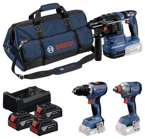 Combo Kit 18V-Set mit 3 Werkzeugen: GSR