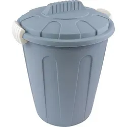 Robuster 40L Abfalleimer aus Kunststoff - Hygienischer Mülleimer mit abnehmbarem Deckel - Praktischer 40L Mülleimer für Haushalt, Garten und Büro. Langlebig, stabil und leicht zu reinigen. Ideal für die tägliche Müllentsorgung und sorgt für Ordnung.
