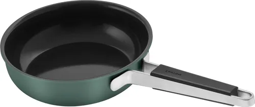 Zwilling Bratpfanne Pure, Edelstahl 18/10 - Keramikbeschichtung - Pfanne aus robustem Edelstahl mit langlebiger CERAFORCE® Black Keramik-Antihaftbeschichtung. Ideal für anspruchsvolle Köch*innen und perfekte Bratergebnisse.