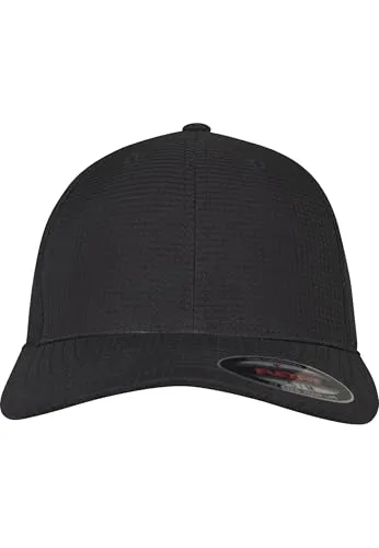 Flexfit Hydro-Grid Stretch Cap Schwarz L/XL - Hochflexible und wasserabweisende Cap mit gebogenem Schirm und verstärkter Front für optimalen Tragekomfort. Ideal für jeden Anlass und die perfekte Ergänzung für Ihr Outfit.