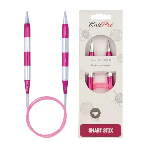 KnitPro K42118 Rundstricknadeln, Rose, 100cm x 10mm