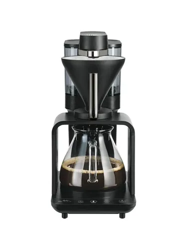 Melitta epour Kaffeemaschine - schwarz-silber, modernes Design und perfekte Kaffeezubereitung für Kaffeeliebhaber