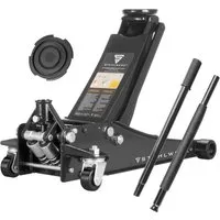 STAHLWERK Wagenheber 3 t 73-500mm - Hydraulischer Rangierwagenheber - Optimal beim Reifenwechsel: Der hydraulische Wagenheber hebt bis zu 3 Tonnen und bietet einen Hubbereich von 73-500 mm. Ideal für tiefergelegte Fahrzeuge und SUVs, ausgestattet mit stabilen Rollen für einfaches Rangieren.