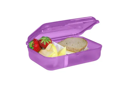 Step by Step Lunchbox mit Klickverschluss, spülmaschinengeeignet, Kunststoff, BPA-frei, (1-tlg)