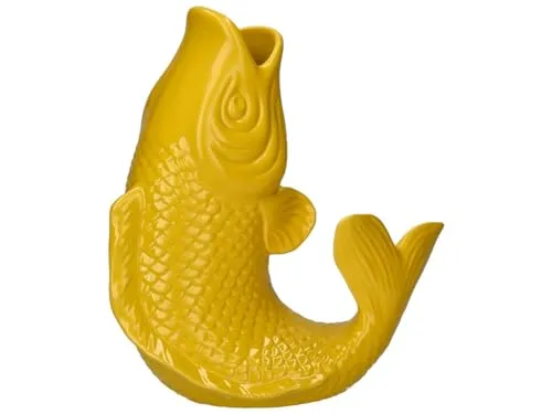 Giftcompany Dekovase Vase Fisch Mamsell Koi Tuscan Sun (25cm) - Vasen, stilvolle Dekovase mit einzigartigem Koi-Design für ein besonderes Ambiente in Ihrem Zuhause.