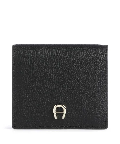 Aigner Geldbörse Zita, Schwarz in schwarz von Aigner