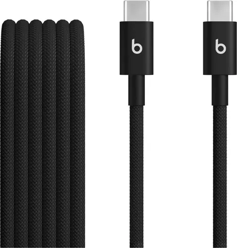 Apple Beats USB C - USB C Woven (1.50 m) - Hochwertiges USB 2.0 Kabel für schnelle Datenübertragung, ideal für Apple Geräte und Multimedia-Anwendungen.