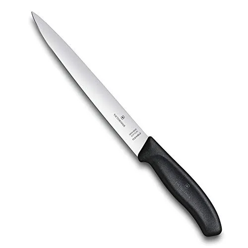 Victorinox Fischfiliermesser 20 cm - Präzises Fischfiletiermesser mit flexibler Klinge für müheloses Filetieren. Ergonomischer Griff und Schweizer Qualität machen die Zubereitung zum Vergnügen.