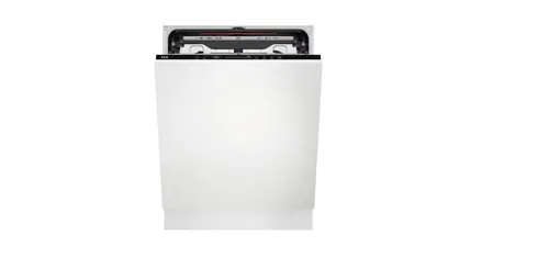 AEG Vollintegrierter Geschirrspüler 60cm Serie 7000 - Geschirrspüler mit Glasschutz und leiser 41dB, bietet eine flexible MaxiFlex Besteckschublade für sperrige Küchenhelfer und personalisierte Zeit-Steuerung für effizientes Spülen.