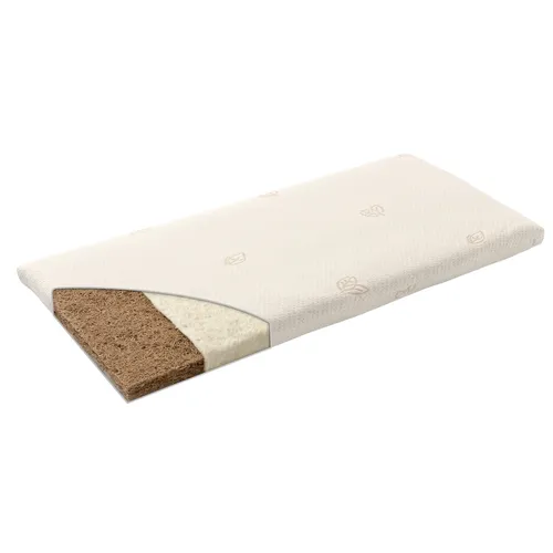 Träumeland Matratze naturwölkchen 45 x 90 cm - Hochwertige Matratze für Wiegen, atmungsaktiv und schadstoffgeprüft für einen gesunden Schlaf Ihres Babys.