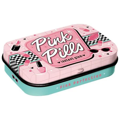 Nostalgic-Art - Pillendose - Pink Glam Pills