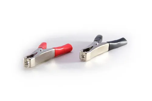 Batterieklemmen Krokoklemmen Krokodilklemmen Klemme Batterie KFZ rot schwarz 50A